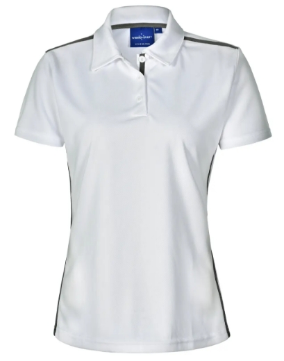 Picture of Winning Spirit, Ladies Rapid Cool S/S Contrast Polo